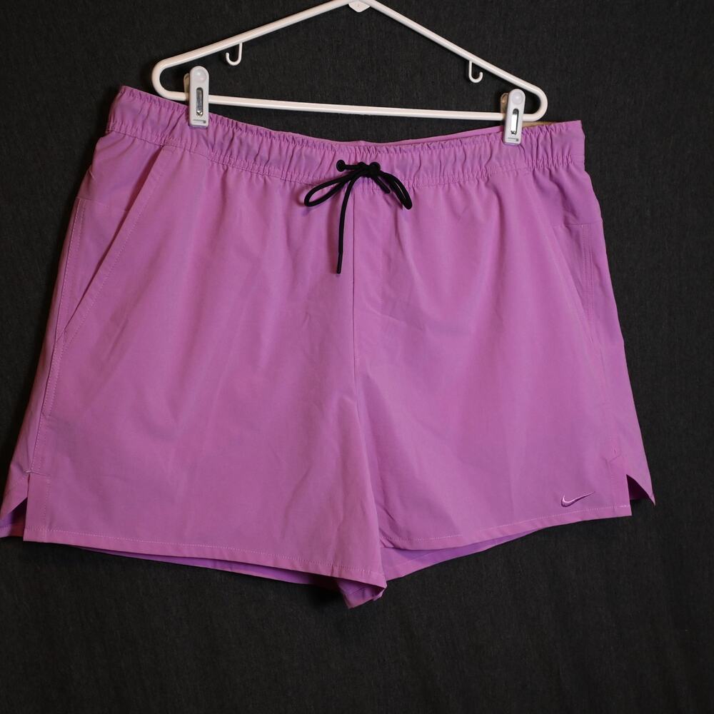 NEW Nike Men's XXL Pink Training Shorts Dri-Fit 5" Running NWT